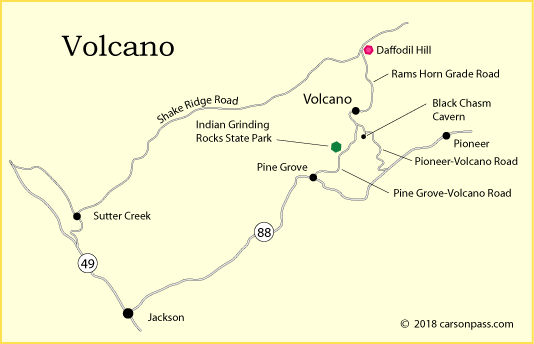 volcano city ca map