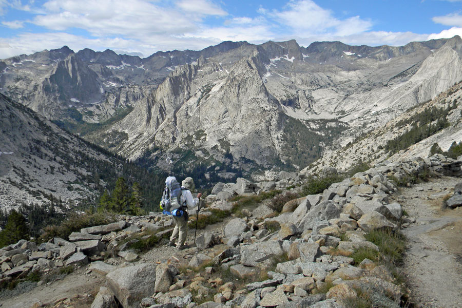 Elizabeth Pass trail, Kings Canyon National Park, CA
